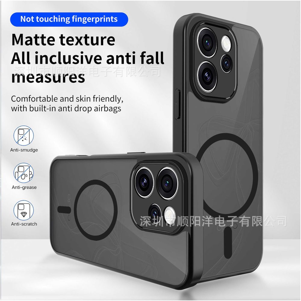 Magnetic case compatible with OPPO Reno15 14 13 12 Pro Max F12Fs 4G 5G drop proof protective case image 2