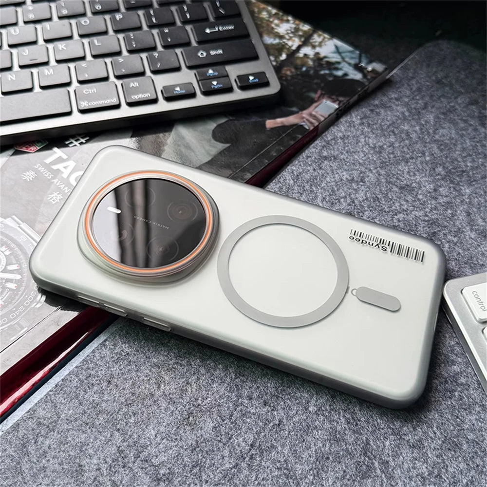 Ultra Thin Matte Translucent Hard PC Case for Honor Magic 8 7 6 5 Pro Magic7 Lite X9d X9c Barcode Magnetic Wireless Charge Cover