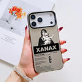 C-Chill Pill XANAXS Phone Case For iPhone 17 16 15 14 13 12 11 Pro Max Air Matte Laser Aurora Shockproof Funda